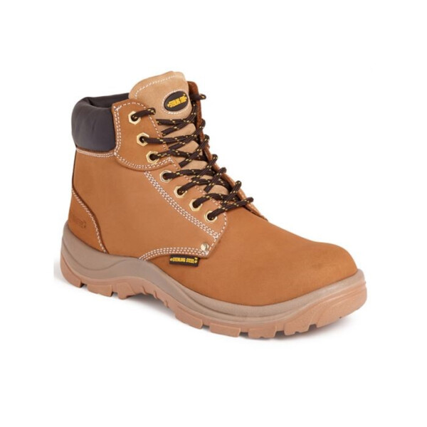 Sterling Steel Wheat Nubuck Safety Boot Thumbnail