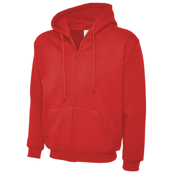 Adults Classic Full Zip Hooded Sweatshirt no surcharge Thumbnail
