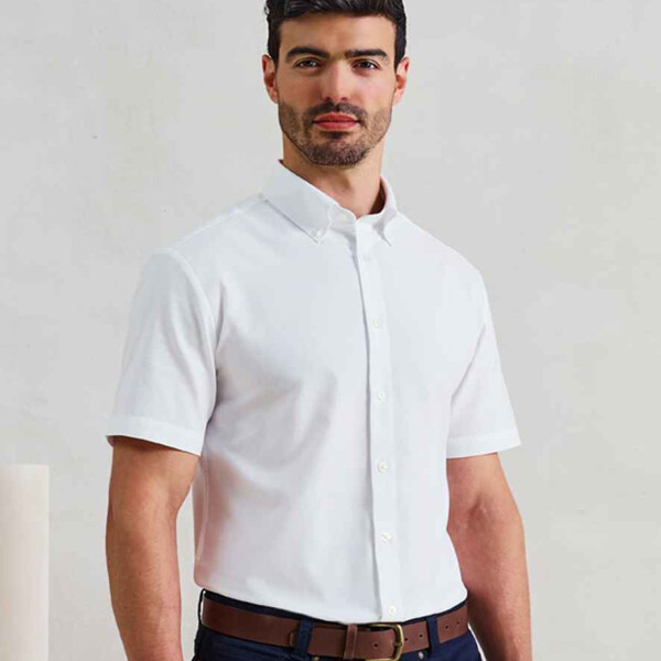 Premier Supreme Short Sleeve Oxford Shirt Thumbnail