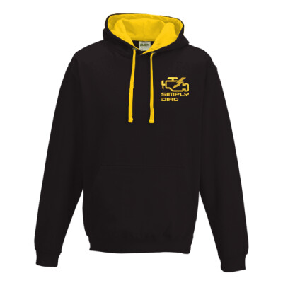 SimplyDiag Network - Two Tone Hoody Thumbnail